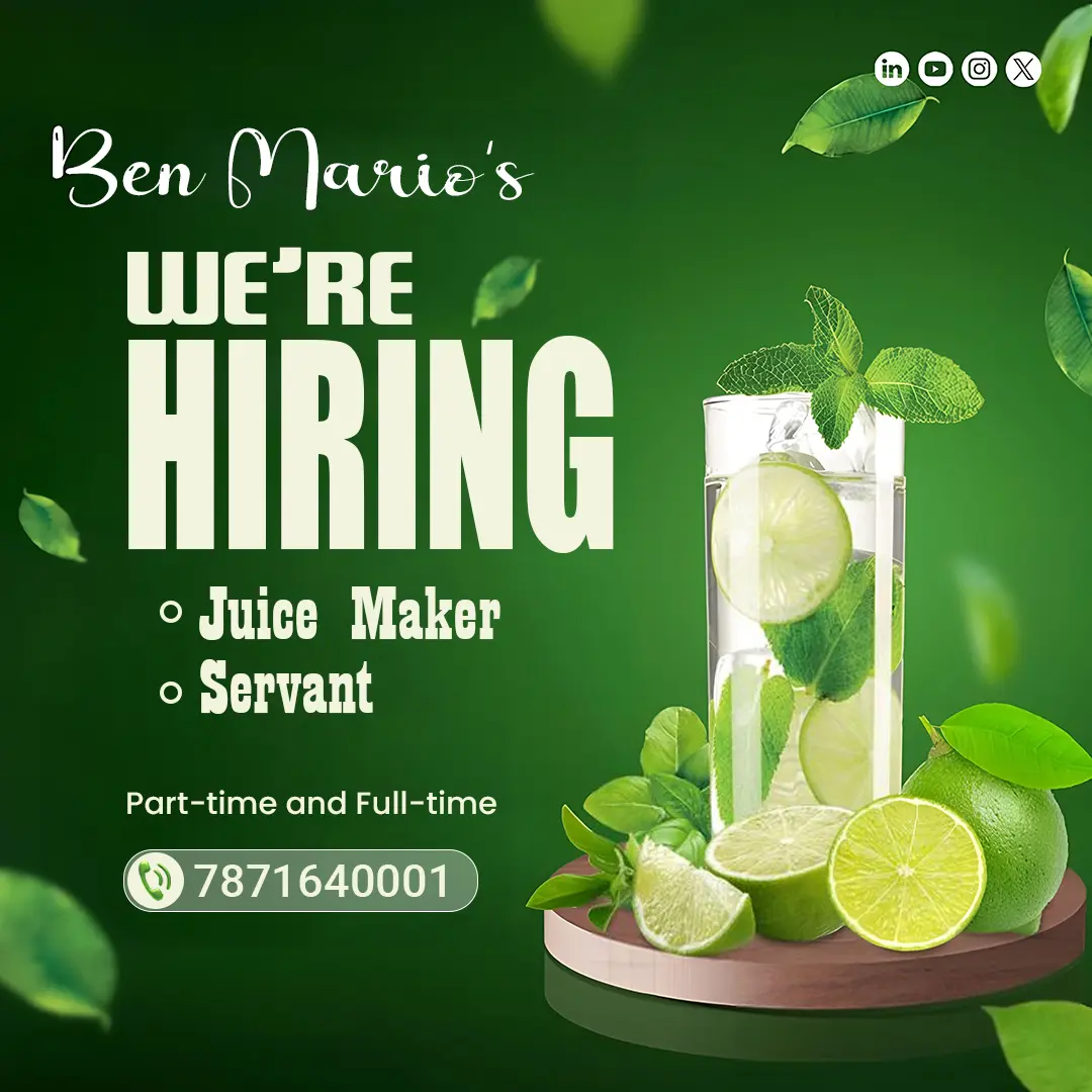 ben marios advertising poster