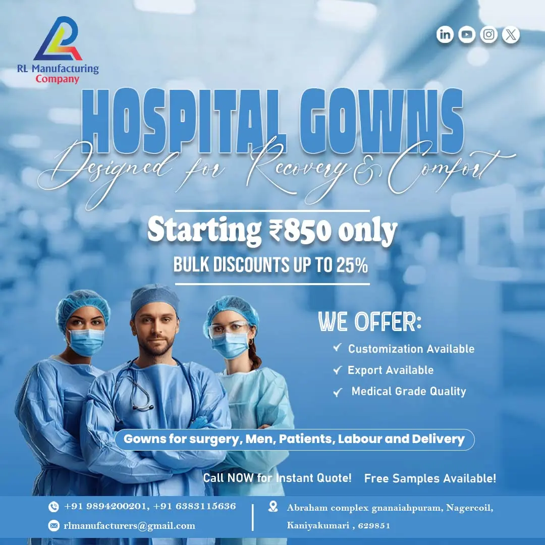 rl manufacturing company advertising poster